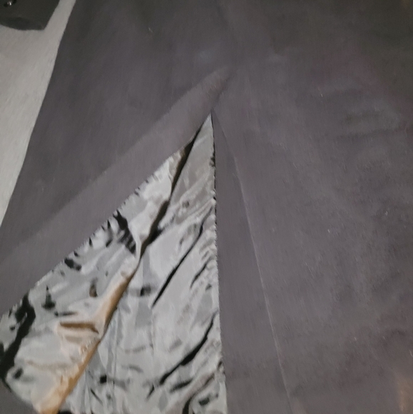 Levine Classics Long Double Breasted Wool Peacoat Trench- Size 6 - Black - Picture 11 of 12